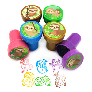 Easter Eggs with Sloth Stampers - 36 Pack