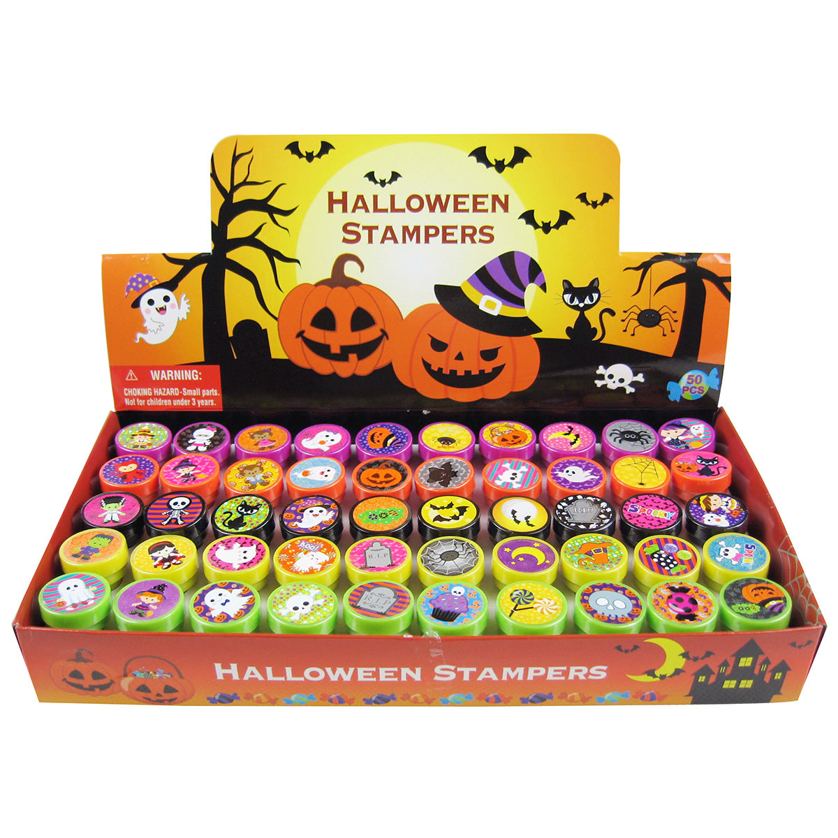 Halloween Stamps for Kids, 50 Pcs Halloween Decorations Stamps