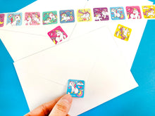 Load image into Gallery viewer, Unicorn Stickers 100 Stickers/Dispenser, Pack of 1, 6 or 12 Dispensers